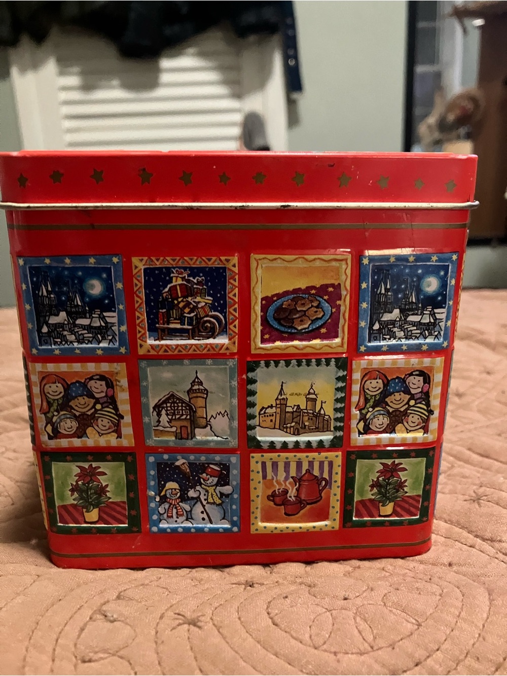 Vintage German Cookie Tin/Music Box